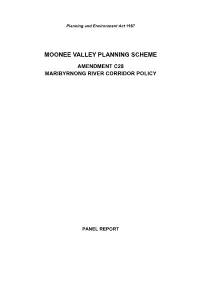 Moonee Valley Planning Scheme