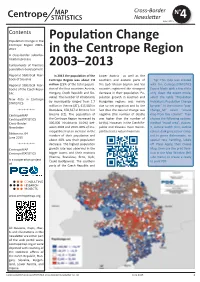 Population Change in the Centrope Region 2003–20 3