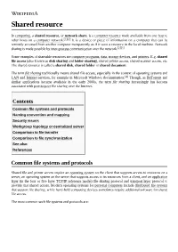 Shared Resource