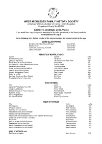 Journal Index for 2016