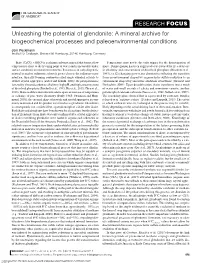 Unleashing the Potential of Glendonite: a Mineral Archive for Biogeochemical Processes and Paleoenvironmental Conditions