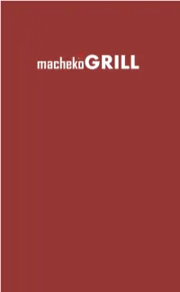 Macheko Menu