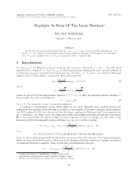 Repdigits As Sums of Two Lucas Numbers∗