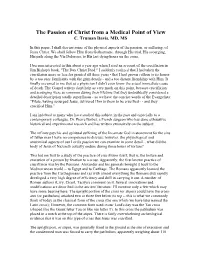 The Passion of Christ from a Medical Point of View C