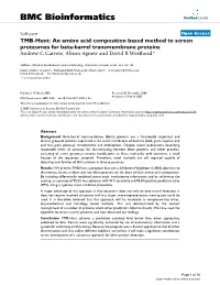 BMC Bioinformatics Biomed Central