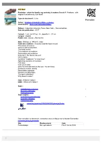 Evolution : What the Fossils Say and Why It Matters Donald R. Prothero ; with Original Illustrations by Carl Buell