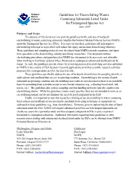 Guidelines for Electrofishing Waters Containing Salmonids Listed Under