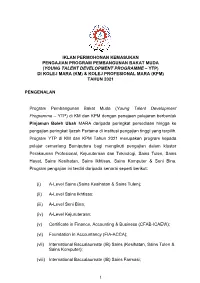 Iklan Permohonan Kemasukan Pengajian Program