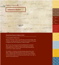 Indigenous Studies (PDF