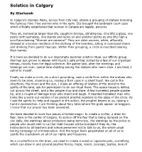 Solstice in Calgary -- Summer 2002