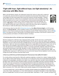 An Interview with Mike Davis