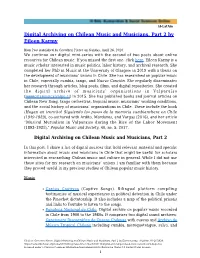 Digital Archiving on Chilean Music and Musicians, Part 2 by Eileen Karmy