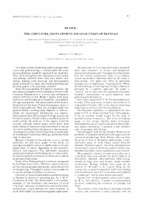 The Structure, Development and Evolution of Reptiles