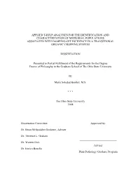 Applied T-Rflp Analyses for the Identification And