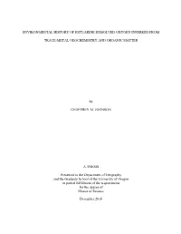 Environmental History of Estuarine Dissolved Oxygen Inferred From