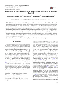 Evaluation of Pozzolanic Activity for Effective Utilization of Dredged Sea Soil