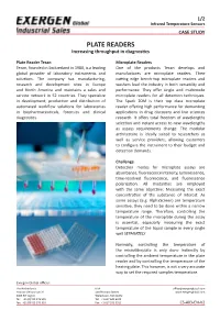 PLATE READERS Increasing Throughput in Diagnostics
