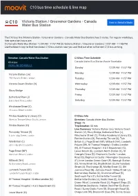 C10 Bus Time Schedule & Line Route