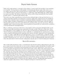 Digital Audio Systems