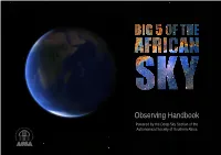 Observing Handbook