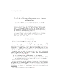 On the Lp-Differentiability of Certain Classes of Functions