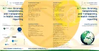 Accuracy, Completeness, and Transparency in Health Research