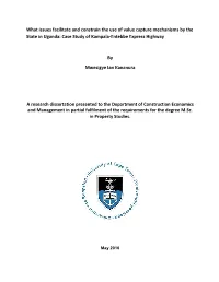 Case Study of Kampala-Entebbe Express Highway