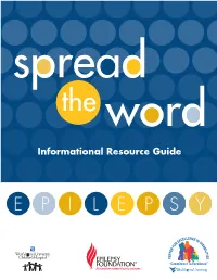 Epilepsy Resource Manual
