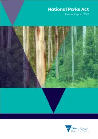National Parks Act – Annual Report 2017