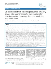 On the Necessity of Dissecting Sequence Similarity Scores Into