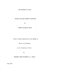 The University of Hull Mutation and the Syntactic Structure Of