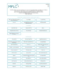 06 MPLC US Producer List by Product