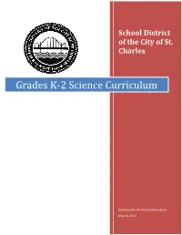Grades K-2 Science Curriculum