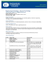 Program Information