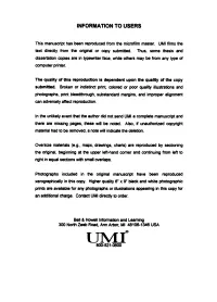 Information to Users
