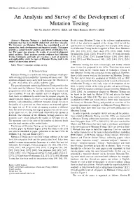 Jia and Harman's an Analysis and Survey of the Development Of