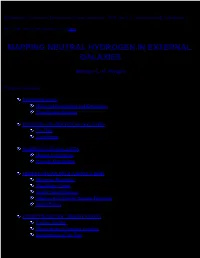 Mapping Neutral Hydrogen in External Galaxies