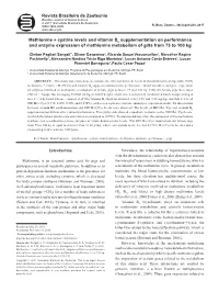Methionine + Cystine Levels and Vitamin B6 Supplementation on Performance and Enzyme Expression of Methionine Metabolism of Gilts from 75 to 100 Kg