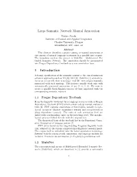 Large Semantic Network Manual Annotation 1 Introduction