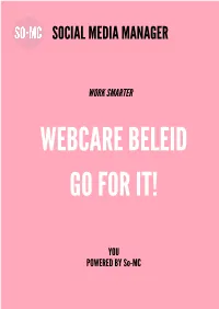 Webcare Beleid Go for It!