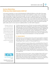 Will Open-Source Biotech Stimulate Innovation in Health Care?
