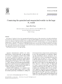 Connecting the Quenched and Unquenched Worlds Via the Large Nc World