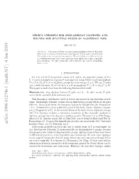 Arxiv:1906.01274V1 [Math.NT] 4 Jun 2019 Rpsto .] Aqe Ishmefas Rvdsoepofi I Yale 1.4.1]