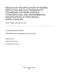 Results of the Application of Seismic- Reflection And