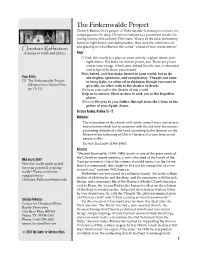 The Finkenwalde Project