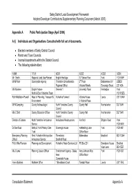 Appendices 5 Space and Community Facilities Within the SPD Is Welcomed