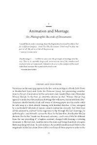 Frame by Frame, As One Would a Microform Periodical, the Relationship Between the Two Media Becomes Even Clearer