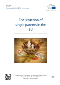 The Situation of Single Parents in the EU (With Additional Evidence from Iceland and Norway)