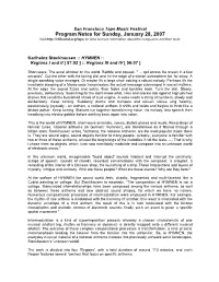 To Download Program Notes