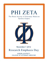 2012 Phi Zeta Proceedings